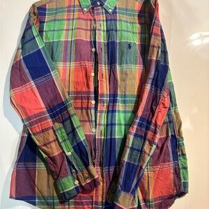 Polo Ralph Lauren Multicolor Plaid Button-Down Shirt